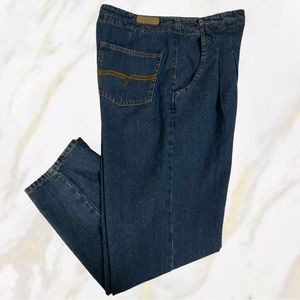 Vintage Pacifika- Pleated -High Waisted Jeans. Women's Size 10 Med Wash